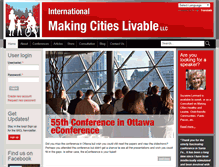 Tablet Screenshot of livablecities.org